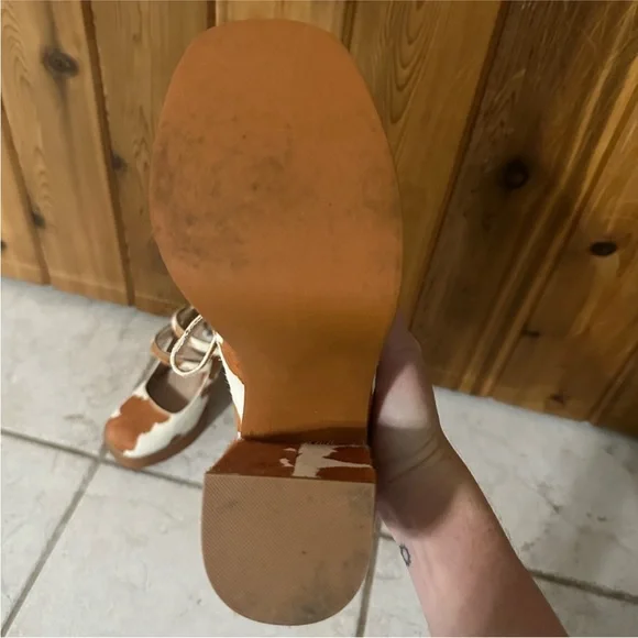 Steve Madden Cow Print Platforms - Picture 3 of 3